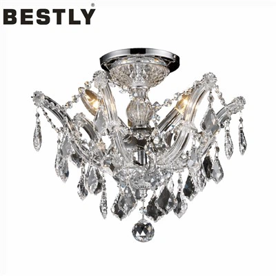Moderne kristalne stropne svjetiljke za dom